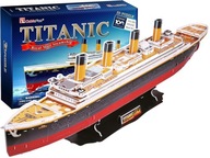 3D PUZZLE TITANIC 80 cm VEĽKÁ loď 113 dielov CubicFun