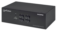 HDMI/USB KVM prepínač 4x1 duálny monitor, 4K*30Hz HDMI/USB KVM prepínač 4x1 duálny monitor, 4K*30Hz