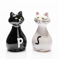 SÚPRAVY SOĽNIČKA PEPPER CATS ČIERNE A BIELE MAČKY KORENIE SÚPRAVY SOĽNIČKA PEPPER CATS ČIERNE A BIELE MAČKY KORENIE