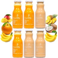 Sada smoothie EatMe, 2 príchute, každá po 3 fľašiach. 240 ml 1-2 Sada smoothie EatMe, 2 príchute, každá po 3 fľašiach. 240 ml 1-2