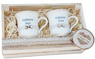 NÁDHERNÁ darčeková súprava hrnčekov porcelán NÁDHERNÁ darčeková súprava hrnčekov porcelán