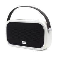 Bezdrôtový bluetooth reproduktor biele retro rádio Bezdrôtový bluetooth reproduktor biele retro rádio