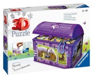 Ravensburger Puzzle 3D rakva s koňmi 216 ks Ravensburger Puzzle 3D rakva s koňmi 216 ks