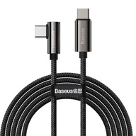 BAEUS kábel USB-C na USB-C uhlový 480 Mbps 100 W 2 m BAEUS kábel USB-C na USB-C uhlový 480 Mbps 100 W 2 m