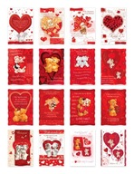 Na Valentína sada 16 kariet s obálkou PVLZ Na Valentína sada 16 kariet s obálkou PVLZ