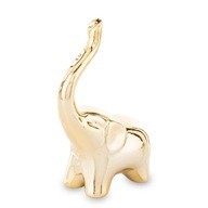 Figúrka slona zlatý slon pre šťastie dekorácie