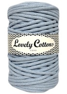 Bavlnená šnúrka Lovely Cottons 5 mm modrá Bavlnená šnúrka Lovely Cottons 5 mm modrá