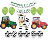 Súprava balónov pre farmárske traktory 1-9 narodeniny + meno Súprava balónov pre farmárske traktory 1-9 narodeniny + meno