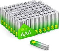 VÝKONNÉ, efektívne alkalické batérie GP SUPER Alkaline G-TECH AAA LR03 - 80 ks VÝKONNÉ, efektívne alkalické batérie GP SUPER Alkaline G-TECH AAA LR03 - 80 ks