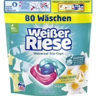 WEISSE RIESE Univerzálne pracie kapsule Lotosový kvet & mandle 80 ks