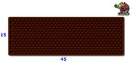 BARMATA BAR MAT PODLOŽKA S 15x45 HNEDÁ LEMA3D BARMATA BAR MAT PODLOŽKA S 15x45 HNEDÁ LEMA3D