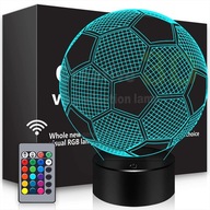 FUTBALOVÉ 3D LED NOČNÉ LAMPY FARBY + DIAĽKOVÉ OVLÁDANIE FUTBALOVÉ 3D LED NOČNÉ LAMPY FARBY + DIAĽKOVÉ OVLÁDANIE