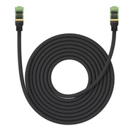 Baseus rýchly RJ45 kat. sieťový kábel. 8 40Gbps 8m pletená čierna Baseus rýchly RJ45 kat. sieťový kábel. 8 40Gbps 8m pletená čierna