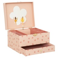 KRABIČKA S MUSIC BOX krabička na šperky víla ružová 19X12 cm nádoba