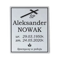Náhrobná doska 55x35 3MM S PÁSKOM NA NALEPENIE Náhrobná doska 55x35 3MM S PÁSKOM NA NALEPENIE