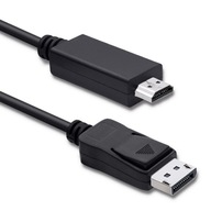 Qoltec DisplayPort v1.2 samec | HDMI samec | 3 m