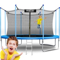 Záhradná trampolína 15ft/465cm s vnútornou sieťou a Neo-Sport rebríkom Záhradná trampolína 15ft/465cm s vnútornou sieťou a Neo-Sport rebríkom