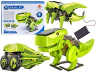 Solárne hračkárske robotické vozidlo Solárny dinosaurus 3v1 Solárne hračkárske robotické vozidlo Solárny dinosaurus 3v1