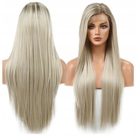 Vlas s parochňou AKO PRIRODZENÝ svetlý blond čipkovaný predok Vlas s parochňou AKO PRIRODZENÝ svetlý blond čipkovaný predok