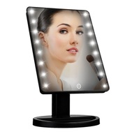 LED OSVETLENIE KOZMETICKÉ ZRKADLO NA MAKEUP, ČIERNA LED OSVETLENIE KOZMETICKÉ ZRKADLO NA MAKEUP, ČIERNA