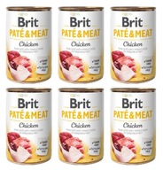 Brit Pate&Meat kura 6x400g