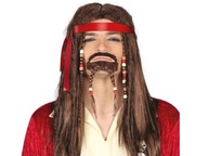 Parochňa s dreadmi, bradou a fúzmi HNEDÁ Parochňa s dreadmi, bradou a fúzmi HNEDÁ