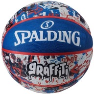 7 Basketbal Spalding Graffiti modro-červené