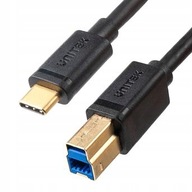 Unitek USB-C to USB-B USB 3.0 kábel tlačiarne 2m Unitek USB-C to USB-B USB 3.0 kábel tlačiarne 2m