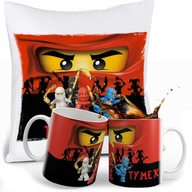 SET LEGO NINJAGO HRNČEK + VANKÚŠ + MENO SET LEGO NINJAGO HRNČEK + VANKÚŠ + MENO