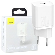 BASEUS VÝKONNÁ RÝCHLA SIEŤOVÁ NABÍJAČKA NAPÁJACÍ ZDROJ CUBE USB-C PD QC 20W 3A BASEUS VÝKONNÁ RÝCHLA SIEŤOVÁ NABÍJAČKA NAPÁJACÍ ZDROJ CUBE USB-C PD QC 20W 3A