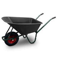 Jednokolesový fúrik 100L 250kg PVC BLACK PU koleso Jednokolesový fúrik 100L 250kg PVC BLACK PU koleso