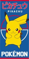 PIKACHU POKEMON VEĽKÁ detská osuška na pláže pri bazéne 70 x 140 cm PIKACHU POKEMON VEĽKÁ detská osuška na pláže pri bazéne 70 x 140 cm
