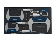 Sada 4 MMA analógových mikrometrov 0-100 mm Limit