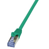 LogiLink CQ3055S Cat.6A S/FTP patch kábel 2m zelený LogiLink CQ3055S Cat.6A S/FTP patch kábel 2m zelený