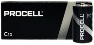 10x alkalická batéria DURACELL PROCELL LR14 C10 10x alkalická batéria DURACELL PROCELL LR14 C10