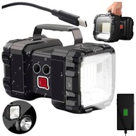 Výkonná baterka LED Searchlight Nabíjateľná USB powerbanka VÝKONNÝ DOSAH AŽ 800 m Výkonná baterka LED Searchlight Nabíjateľná USB powerbanka VÝKONNÝ DOSAH AŽ 800 m