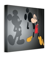 Obraz na plátne Mickey Mouse Shadow Puppet 40x40 cm Obraz na plátne Mickey Mouse Shadow Puppet 40x40 cm
