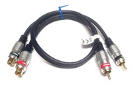 Predlžovací kábel 2 x zástrčka do RCA CHINCH zásuvky, 1,5 m Predlžovací kábel 2 x zástrčka do RCA CHINCH zásuvky, 1,5 m