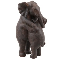 SLON POSTAVIČKY 25x14cm STOJAJÚCE V OBJATÍ HNEDÁ SLON POSTAVIČKY 25x14cm STOJAJÚCE V OBJATÍ HNEDÁ