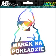 Nálepka na okno MAREK ON BOARD HOLOGRAM Nálepka na okno MAREK ON BOARD HOLOGRAM