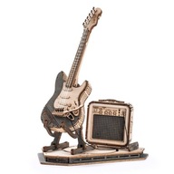 ROBOTIME Drevené 3D puzzle - elektrická gitara ROBOTIME Drevené 3D puzzle - elektrická gitara