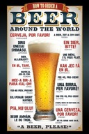 Pivo prosím v rôznych jazykoch - plagát Pivo prosím v rôznych jazykoch - plagát