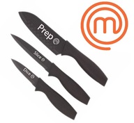 SADA 3 KERAMICKÝCH NOŽOV MASTERCHEF TV ČIERNA SADA 3 KERAMICKÝCH NOŽOV MASTERCHEF TV ČIERNA