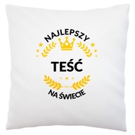 Najlepší svokor na svete Biely vankúš Najlepší svokor na svete Biely vankúš