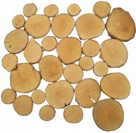 Plátky, guľatiny dreva 8-20 cm na stenu, krb