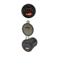 napájanie USB nabíjačka 2,4A + PD voltmeter 43041 napájanie USB nabíjačka 2,4A + PD voltmeter 43041