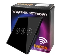 WIFI SPÍNAČ, DOTYKOVÝ stmievač, ČIERNE sklo WIFI SPÍNAČ, DOTYKOVÝ stmievač, ČIERNE sklo