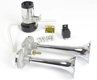 Klaksón FANPHAR SIGNÁLNY CHROMOVÝ HLASITÝ KOMPRESOR 12V HORN Klaksón FANPHAR SIGNÁLNY CHROMOVÝ HLASITÝ KOMPRESOR 12V HORN