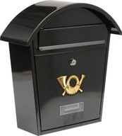 POŠTOVNÁ SCHRÁNKA NA LISTY 380x320x105mm ČIERNA POŠTOVNÁ SCHRÁNKA NA LISTY 380x320x105mm ČIERNA