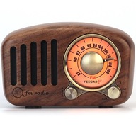Feegar RETRO drevené kuchynské rádio Bluetooth 10h